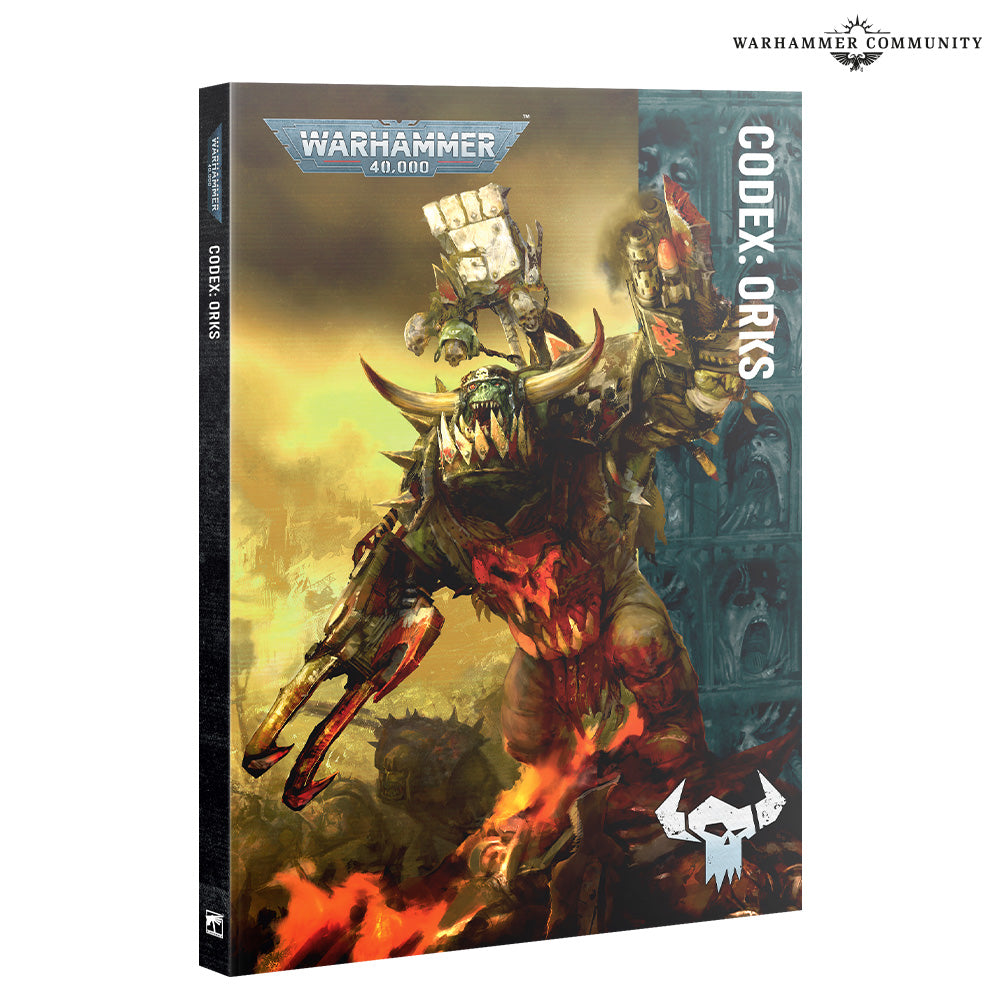 Monday 17th Release News – New Warhammer 40K Ork Codex, Models & Command Pack