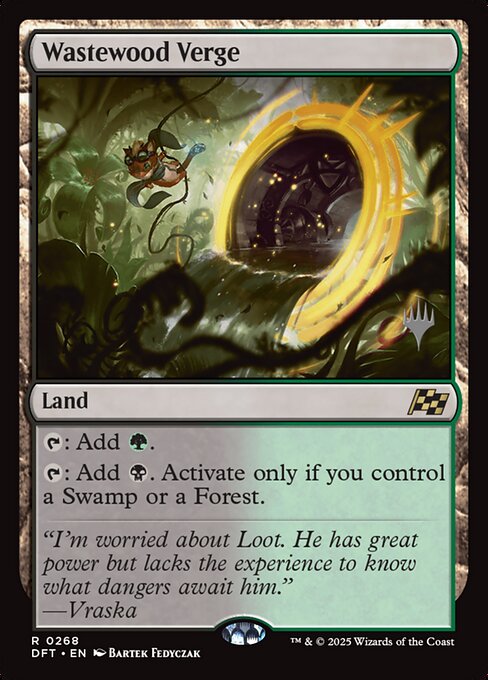 MTG Wastewood Verge PDFT 268p Promo Pack Foil