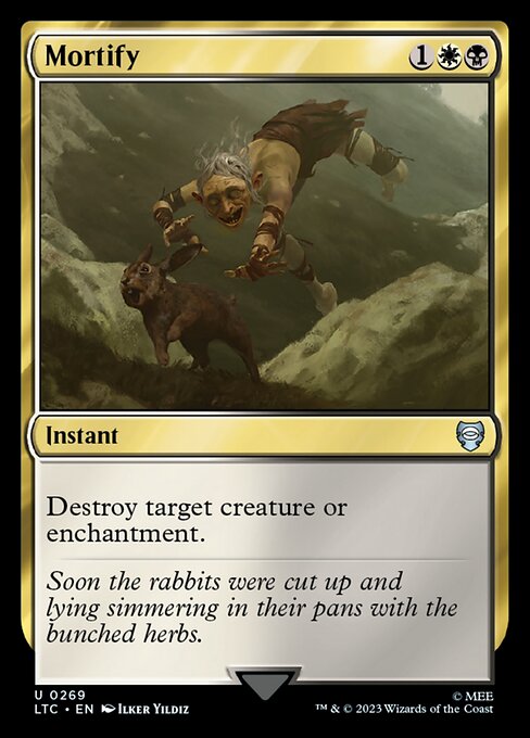 MTG Mortify LTC 269 Alternate Art Nonfoil
