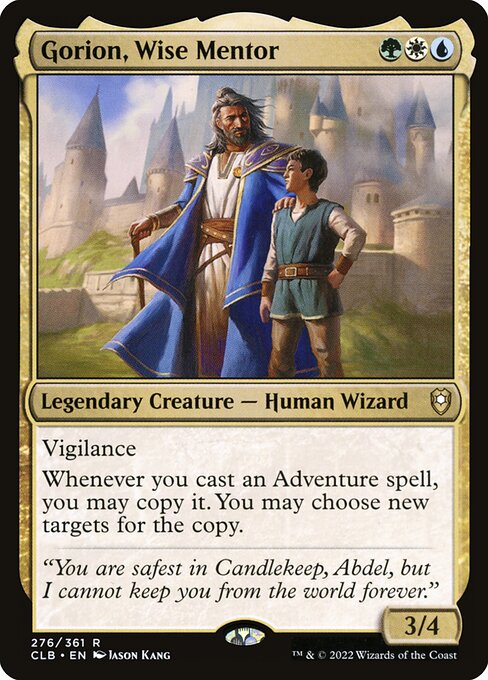 MTG Gorion, Wise Mentor CLB 276 Regular Foil