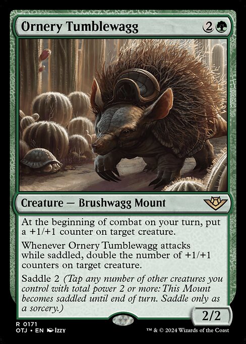 MTG Ornery Tumblewagg OTJ 171 Regular Nonfoil