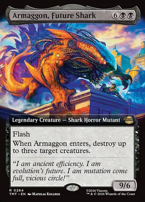 MTG Armaggon, Future Shark TMT 264 Extended Art Foil