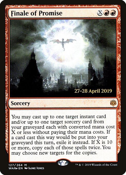 MTG Finale of Promise PWAR 127S Prerelease Promo Foil front