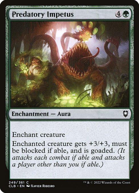 MTG Predatory Impetus CLB 249 Regular Nonfoil