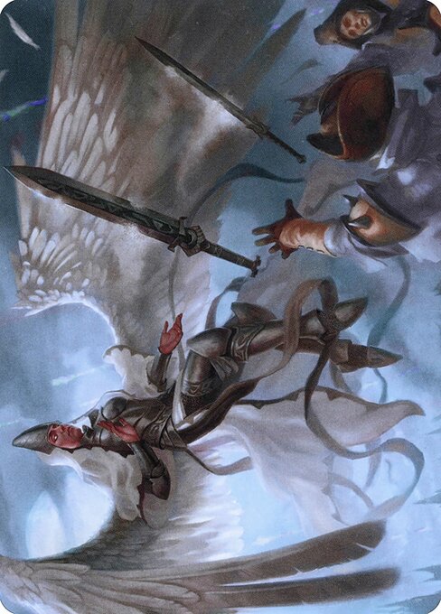 MTG Angelic Quartermaster AVOW 005 Art Card Nonfoil front