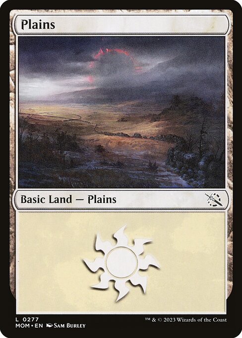 MTG Plains MOM 277 Regular Foil