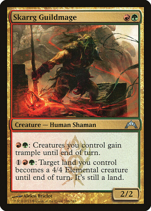 MTG Skarrg Guildmage GTC 196 Regular Foil