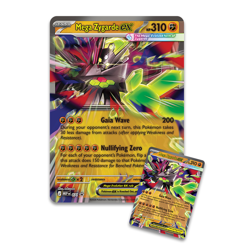 Pokémon TCG Premium Collection featuring Mega Zygarde ex