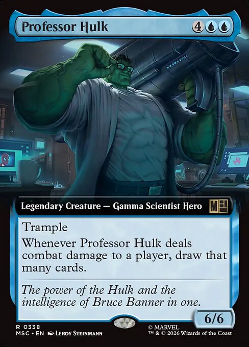 MTG Professor Hulk MSC 338 Extended Art Nonfoil