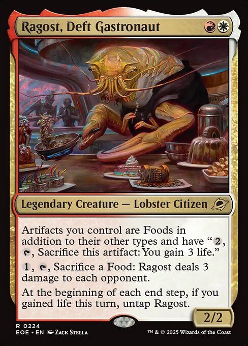 MTG Ragost, Deft Gastronaut EOE 224 Regular Nonfoil
