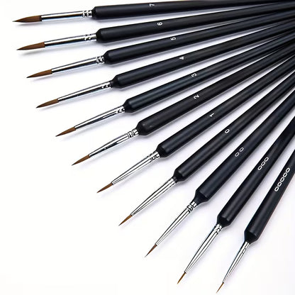 11 Micro Brushes set at R&R Hobbies