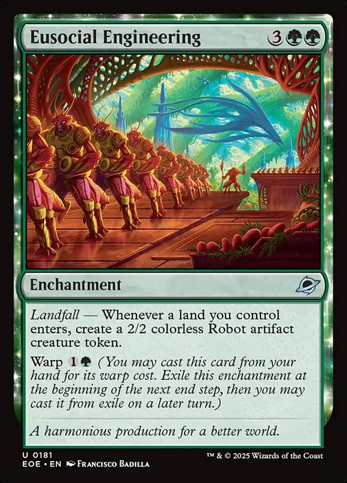 MTG Eusocial Engineering EOE 181 Regular Nonfoil