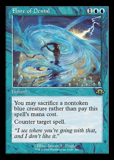 MTG Flare of Denial MH3 400 Retro Frame Foil