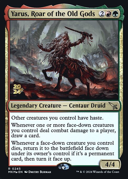 MTG Yarus, Roar of the Old Gods PMKM 245s Prerelease Foil