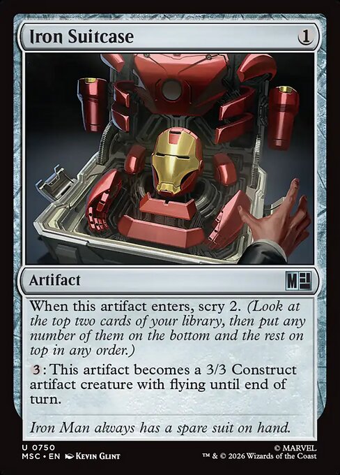 MTG Iron Suitcase MSC 750 Regular Foil