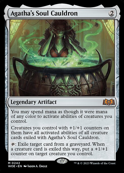 MTG Agatha's Soul Cauldron WOE 242 Regular Nonfoil