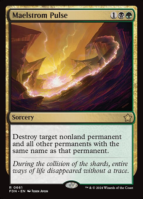 MTG Maelstrom Pulse FDN 661 Starter Collection Nonfoil