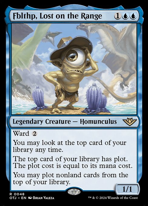 MTG Fblthp, Lost on the Range OTJ 048 Regular Foil