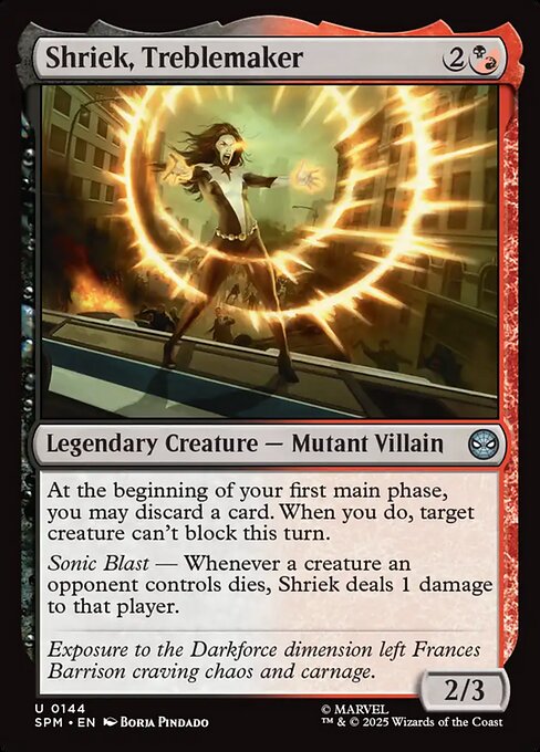 MTG Shriek, Treblemaker SPM 144 Regular Foil