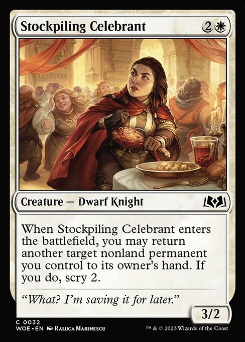 MTG Stockpiling Celebrant WOE 032 Regular Nonfoil