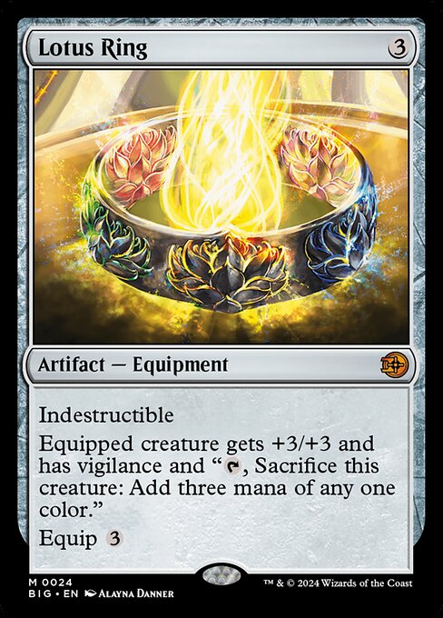 MTG Lotus Ring BIG 024 Regular Foil