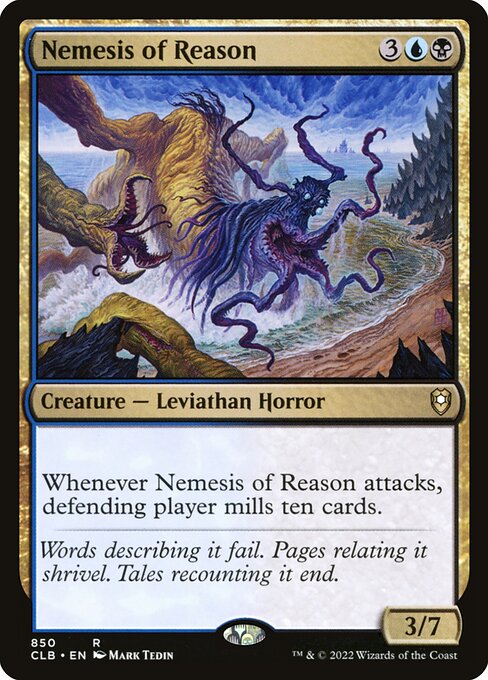 MTG Nemesis of Reason CLB 850 Commander Deck Nonfoil