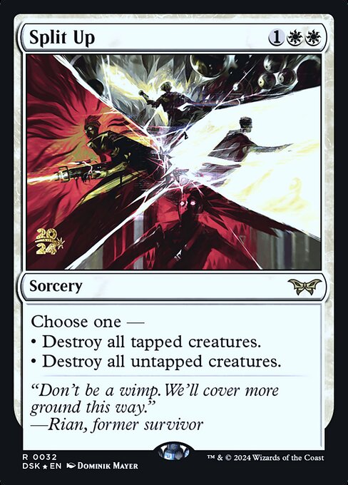 MTG Split Up PDSK 032s Prerelease Foil
