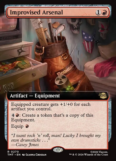 MTG Improvised Arsenal TMT 270 Extended Art Foil