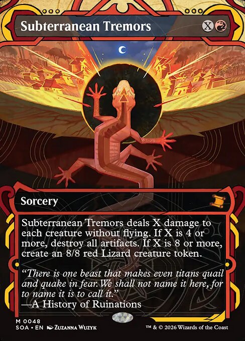 MTG Subterranean Tremors SOA 048 Mystical Archive Foil