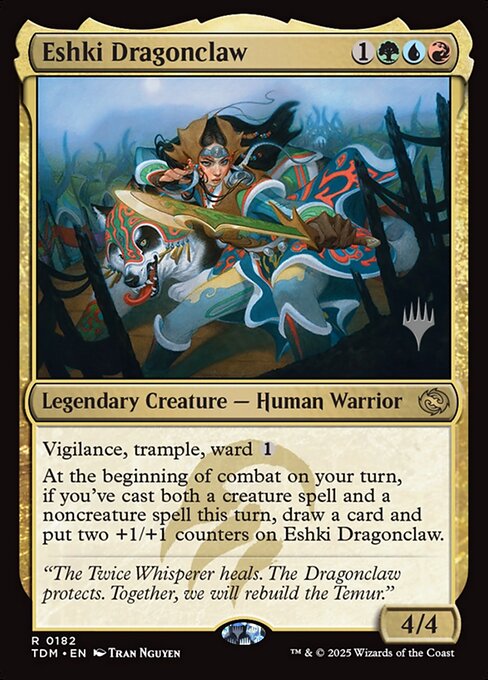 MTG Eshki Dragonclaw PTDM 182p Promo Pack Nonfoil