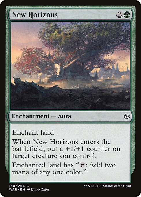 MTG New Horizons WAR 168 Standard Foil front