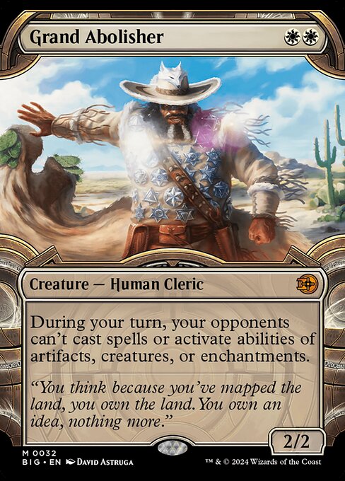 MTG Grand Abolisher BIG 032 Showcase Vault Frame Nonfoil