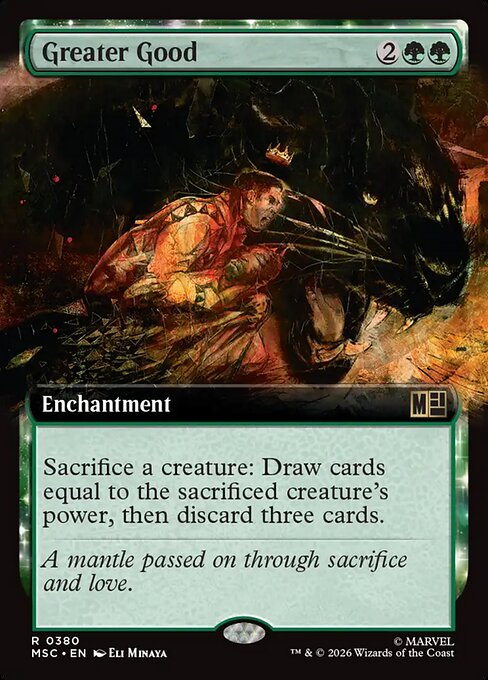 MTG Greater Good MSC 380 Extended Art Nonfoil