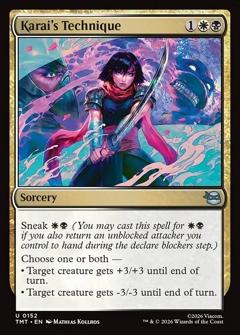 MTG Karai's Technique TMT 152 Regular Nonfoil