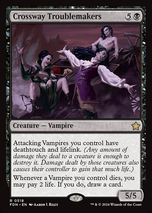 MTG Crossway Troublemakers FDN 518 Beginner Box Nonfoil