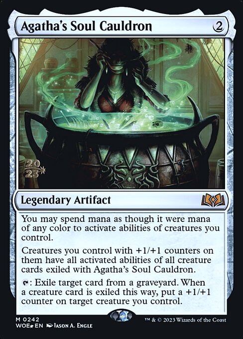 MTG Agatha's Soul Cauldron PWOE 242s Prerelease Foil