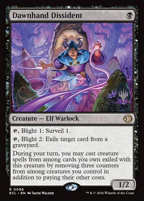 MTG Dawnhand Dissident PECL 098p Promo Pack Nonfoil