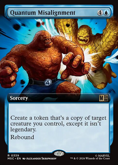 MTG Quantum Misalignment MSC 339 Extended Art Nonfoil