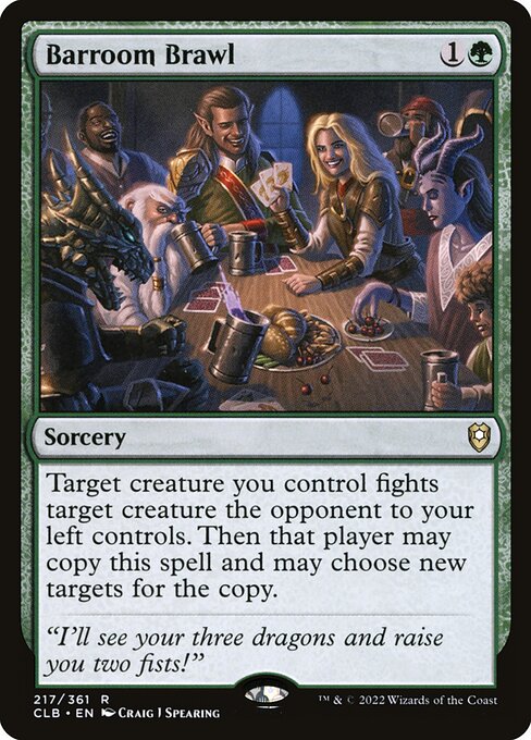 MTG Barroom Brawl CLB 217 Regular Nonfoil