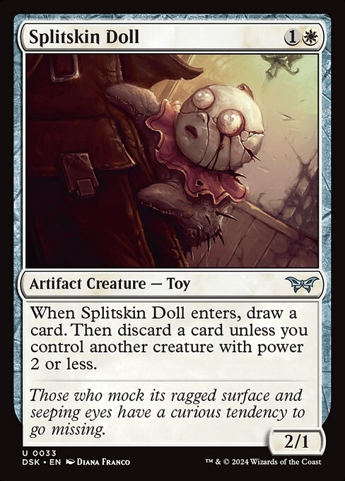 MTG Splitskin Doll DSK 033 Regular Nonfoil