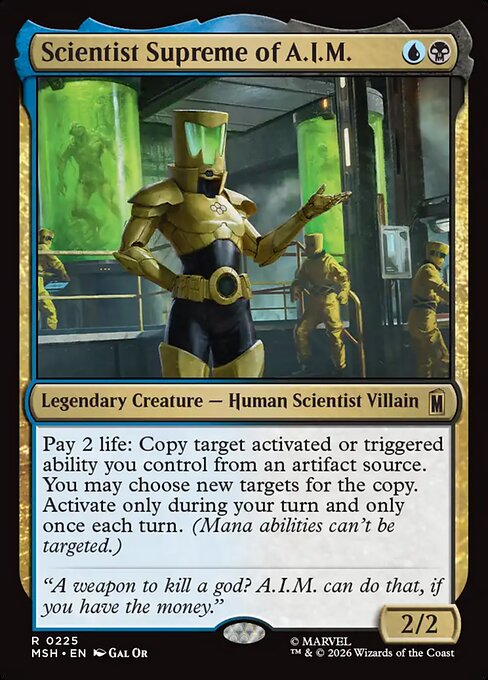 MTG Scientist Supreme of A.I.M. MSH 225 Regular Nonfoil