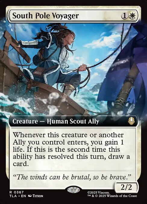 MTG South Pole Voyager TLA 367 Extended Art Nonfoil