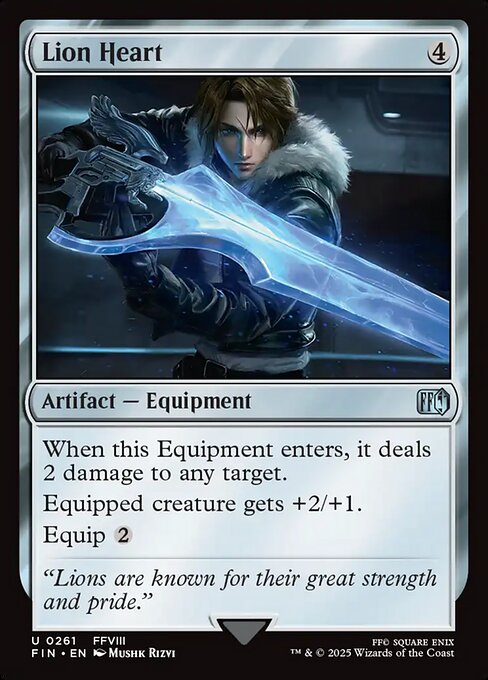 MTG Lion Heart FIN 261 Regular Nonfoil