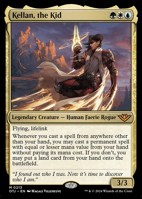 MTG Kellan, the Kid OTJ 213 Regular Foil