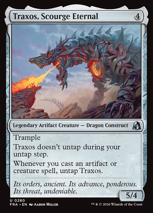 MTG Traxos, Scourge Eternal FRA 280 Standard Foil front