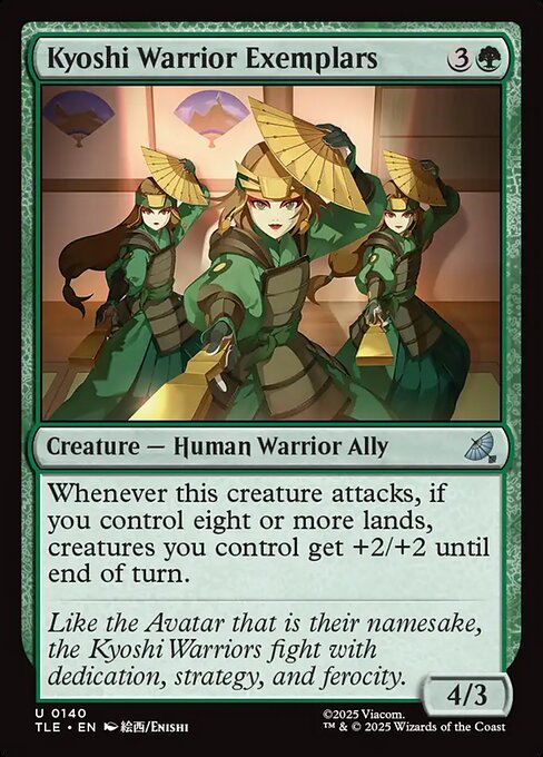 MTG Kyoshi Warrior Exemplars [TLE 140] Nonfoil