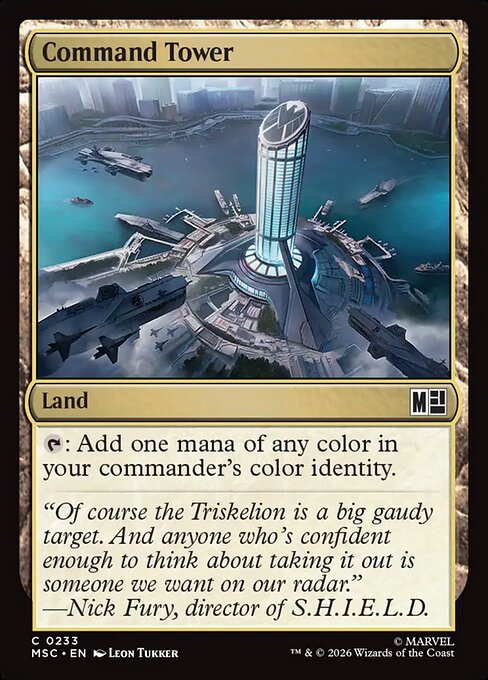 MTG Command Tower MSC 233 Regular Nonfoil