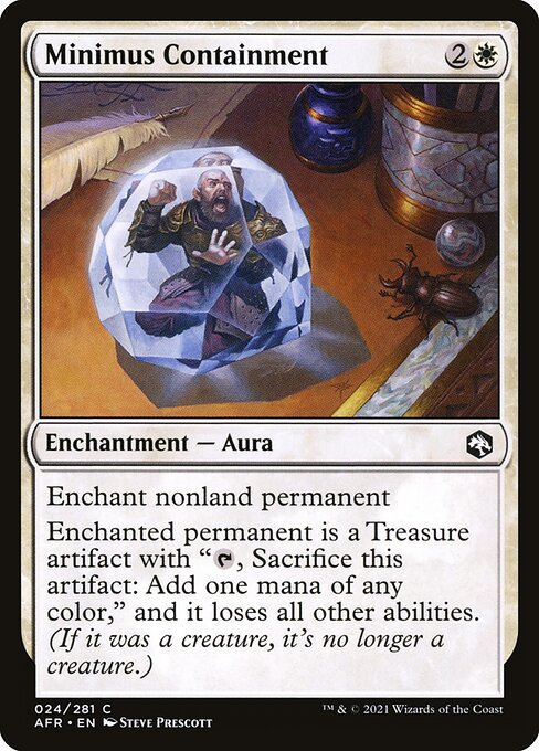 MTG Minimus Containment AFR 024 Regular Foil