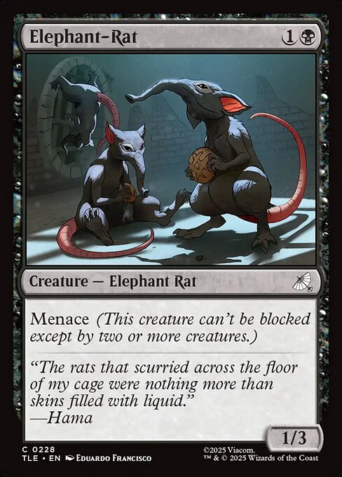 MTG Elephant-Rat [TLE 228] Nonfoil