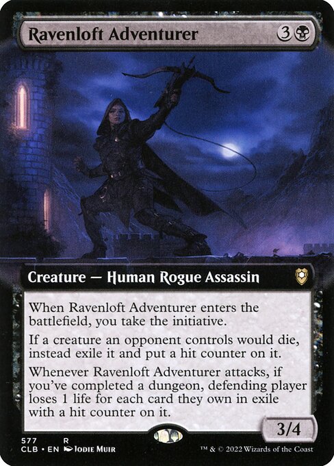 MTG Ravenloft Adventurer CLB 577 Extended Art Nonfoil